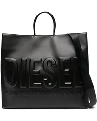 Diesel Dsl 3D Shopper aus Faux-Leder Schwarz