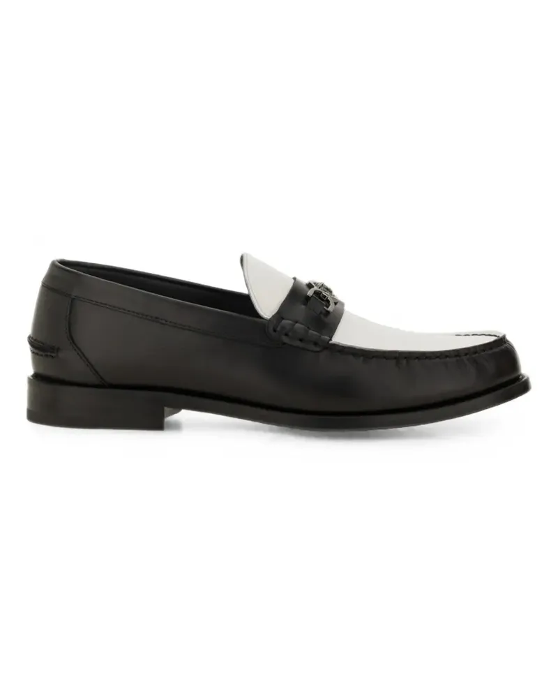 Versace Medusa Head leather loafers - Schwarz Schwarz