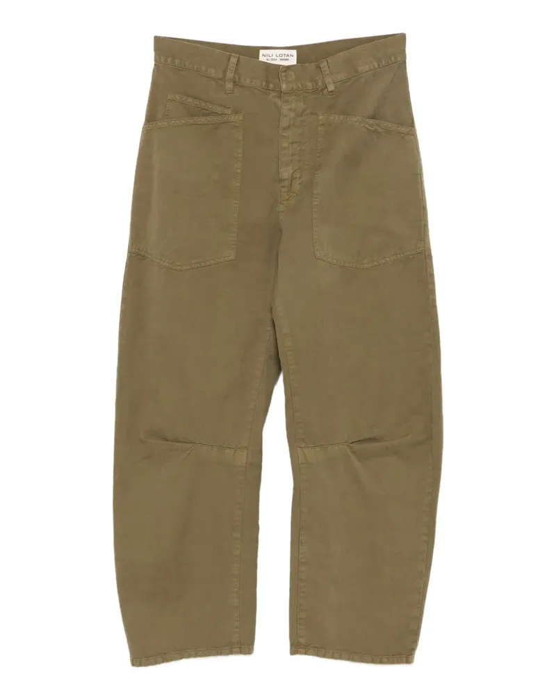 Nili Lotan Jeans mit aufgesetzter Tasche - Grün Grün