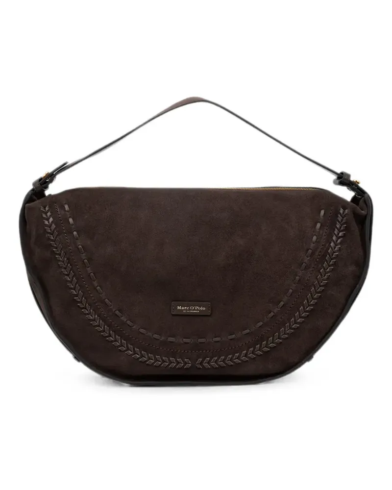 Marc O'Polo Schultertasche aus Wildleder - Braun Braun