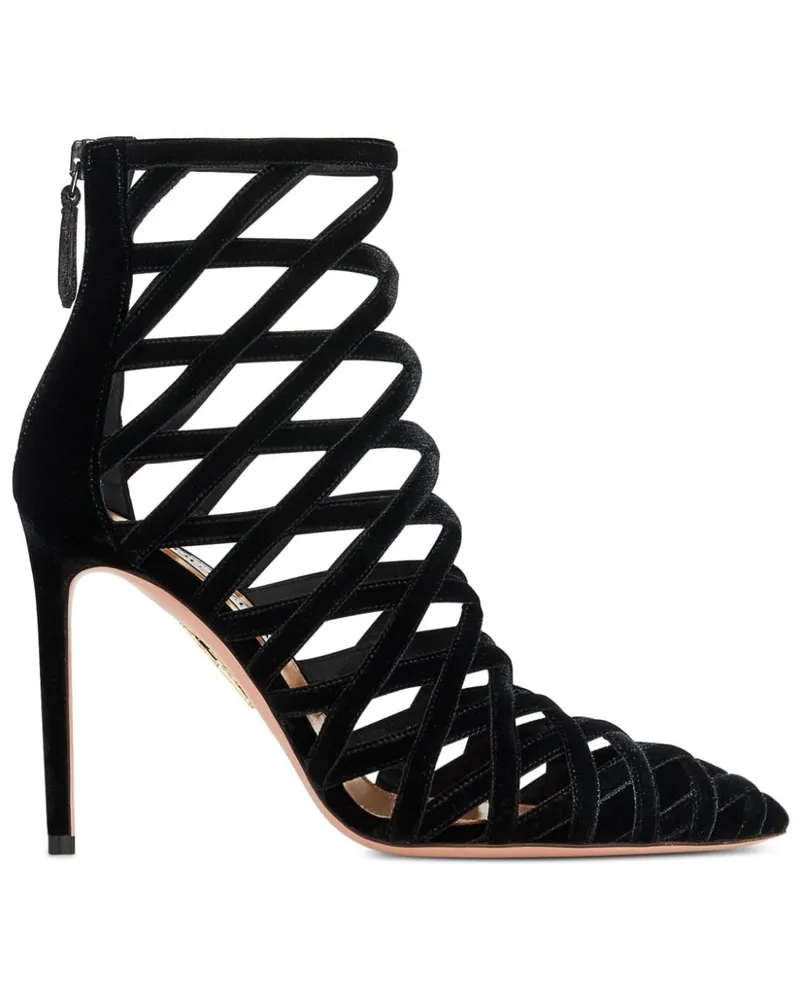Aquazzura Romance Stiefel 105mm - Schwarz Schwarz