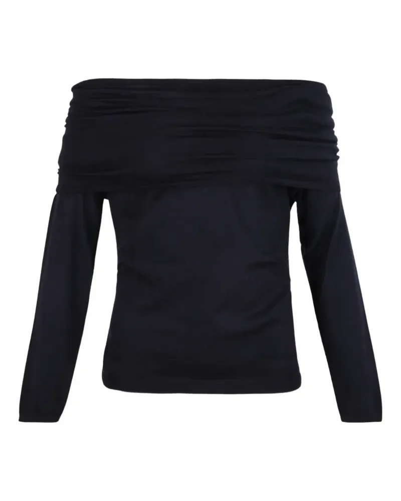 Max Mara Abnehmbares Strickoberteil - Blau Blau