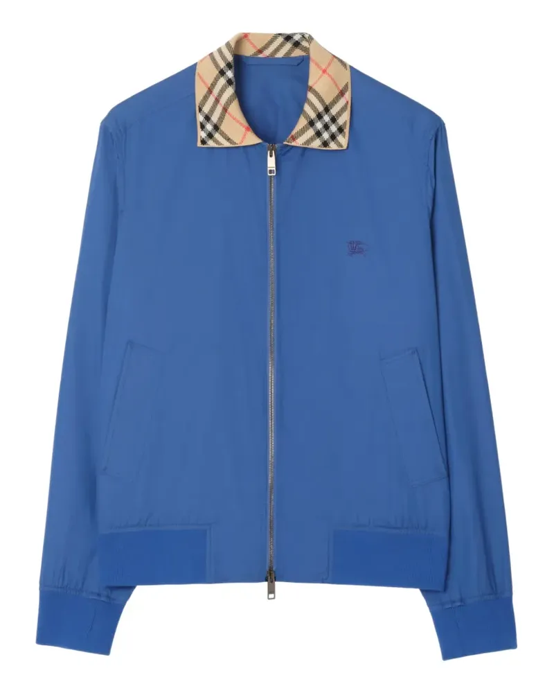 Burberry Glenfields Bomberjacke aus Gabardine - Blau Blau