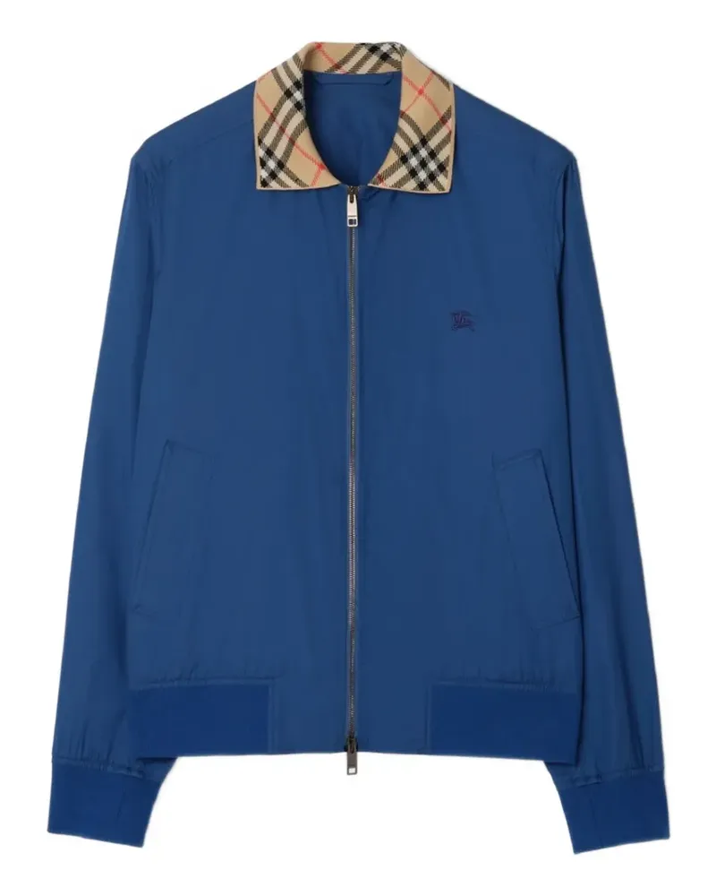 Burberry Glenfields Bomberjacke aus Gabardine - Blau Blau