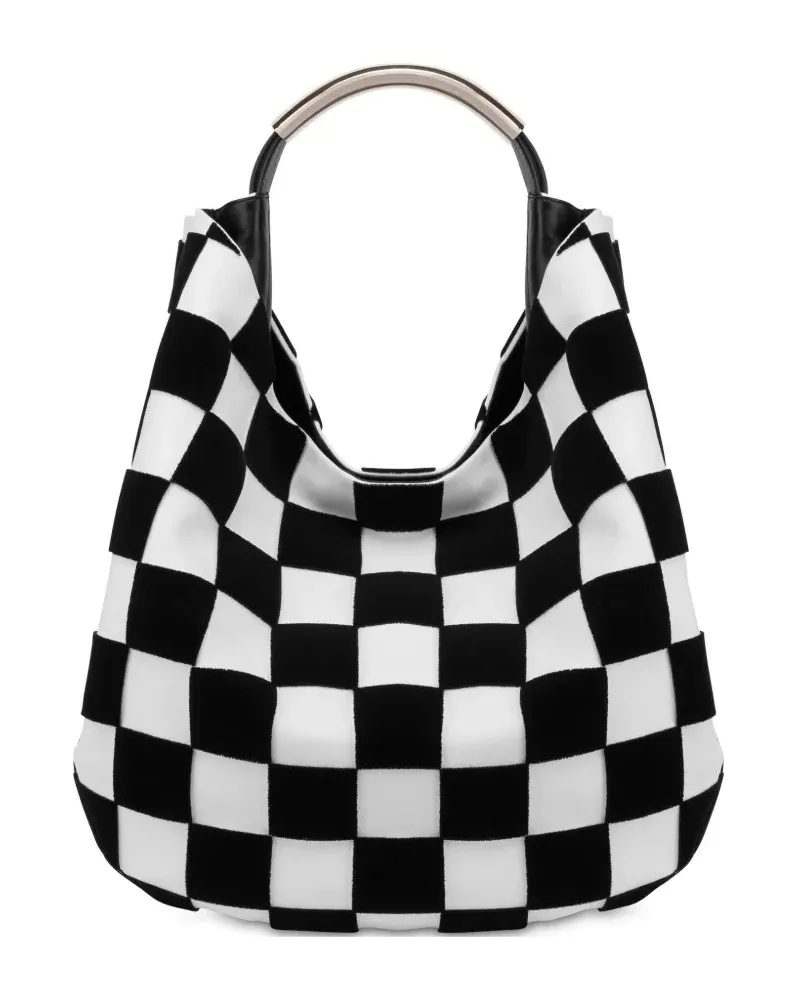 Moschino Handle Me Schultertasche - Schwarz Schwarz