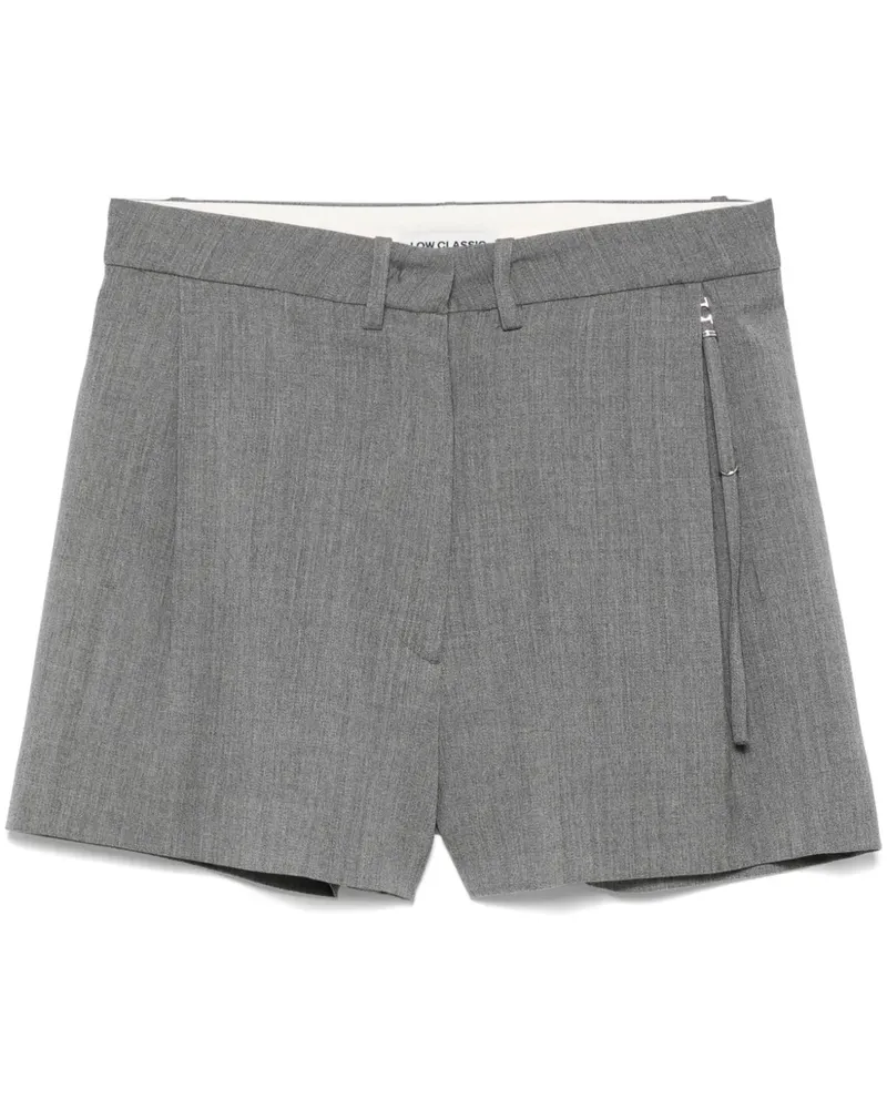 LOW CLASSIC Tief sitzende Shorts - Grau Grau
