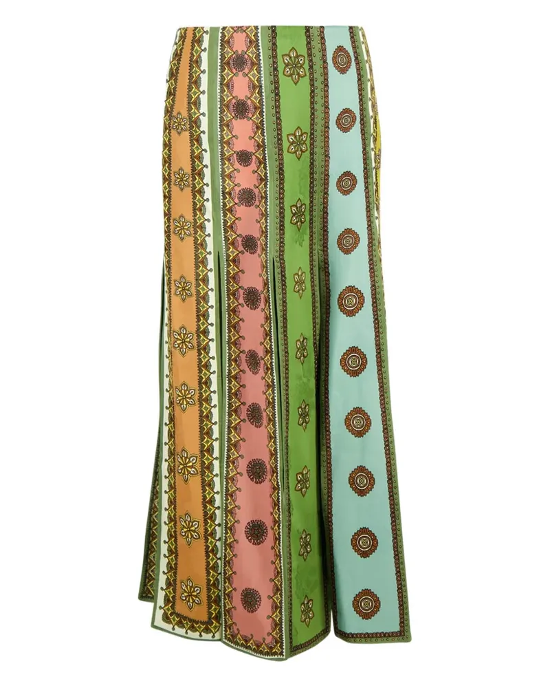 ALEMAIS side-slit skirt - Grün Grün