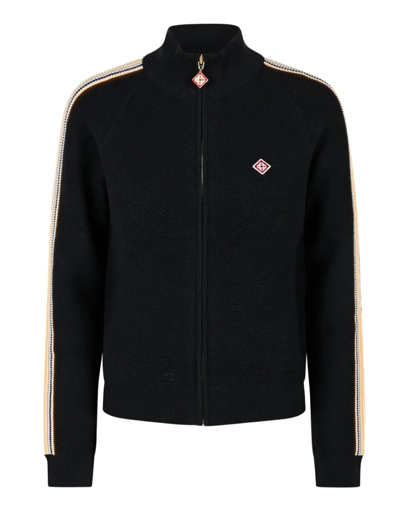 Casablanca Paris Café Culture Cardigan - Schwarz Schwarz