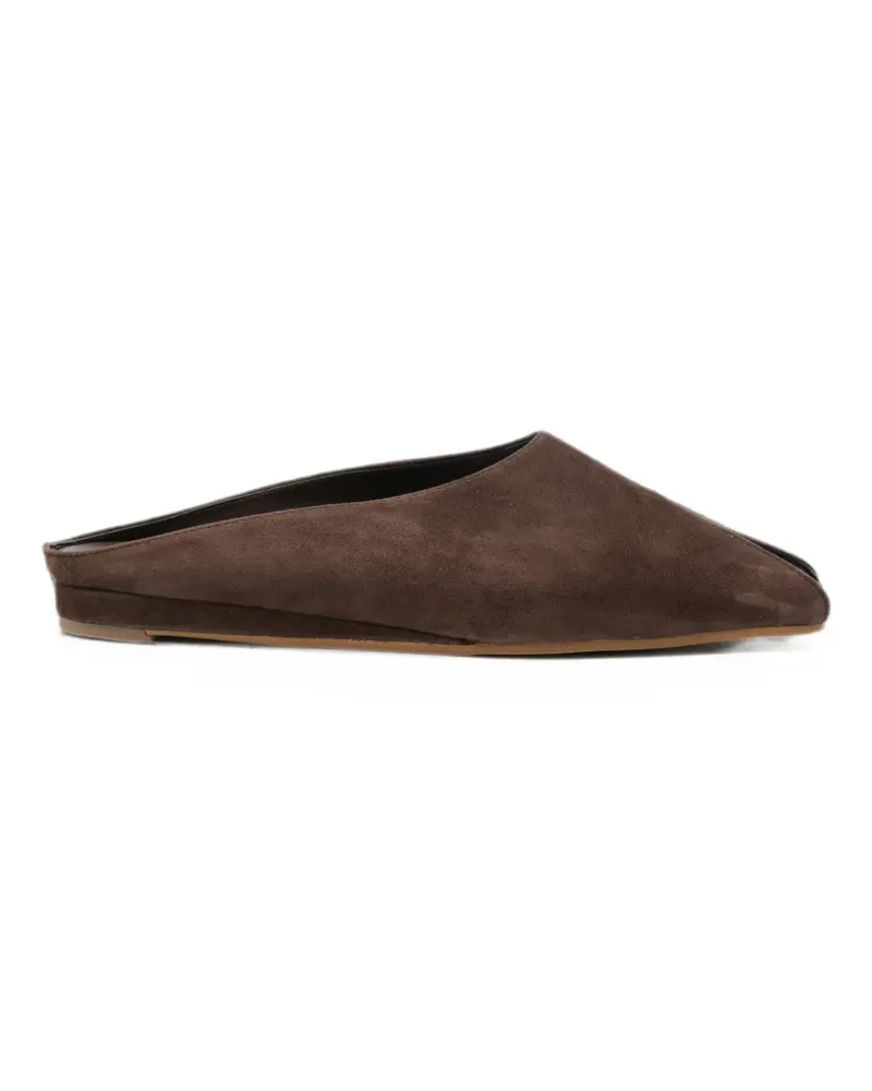 Bianca Di suede peep-toe saldals - Braun Braun