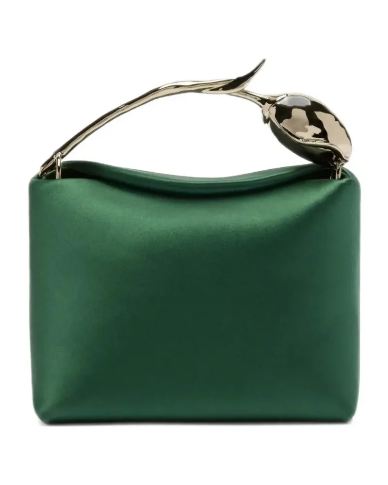 Erdem Mini Bloom Tote Bag mit Blumen - Grün Grün