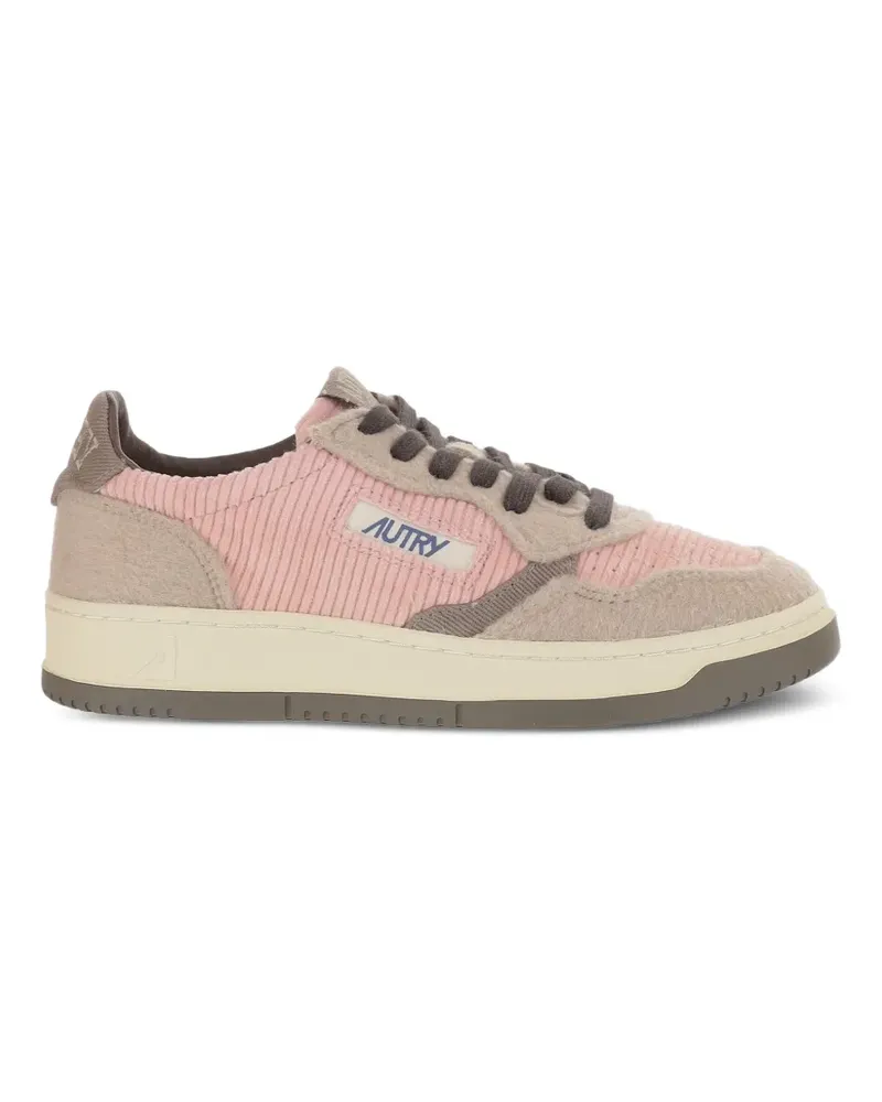 AUTRY corduroy panelled sneakers - Rosa Rosa