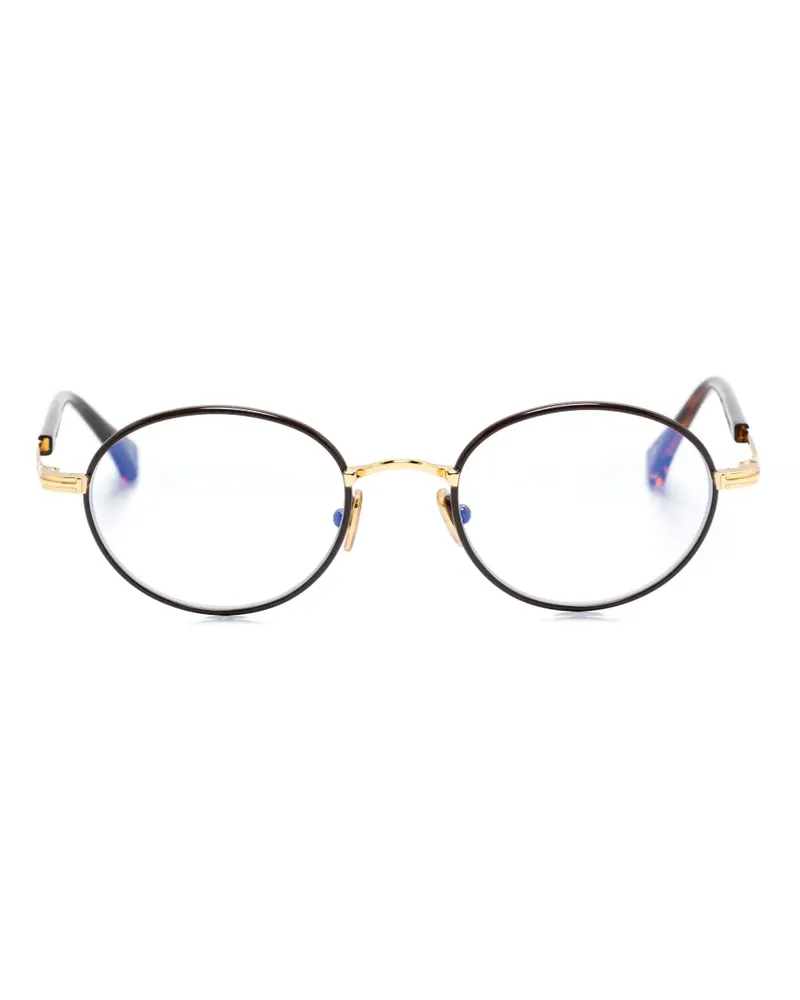 Tom Ford Brille mit ovalem Gestell - Braun Braun