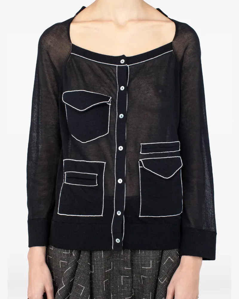 KIKO KOSTADINOV Kreiner cardigan - Schwarz Schwarz