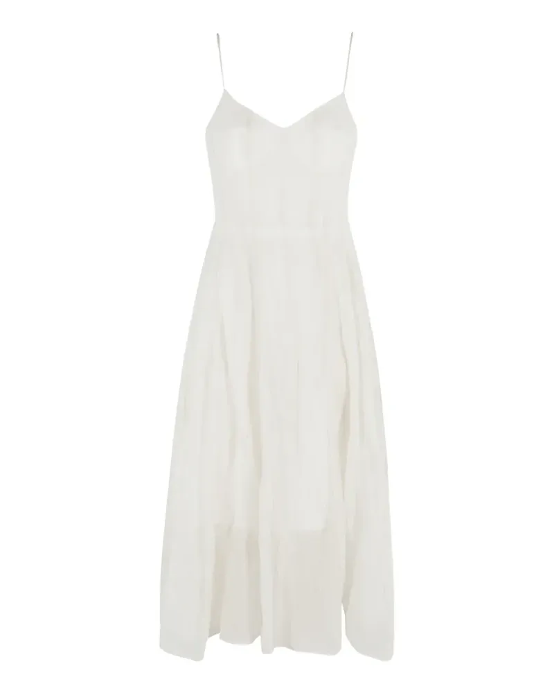 Erika Cavallini spaghetti-strap dress - Weiß Weiß