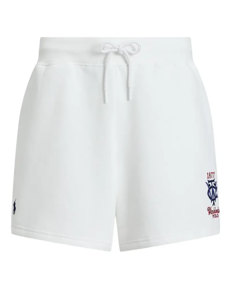 Ralph Lauren Wimbledon Shorts mit Stickerei - Weiß Weiß