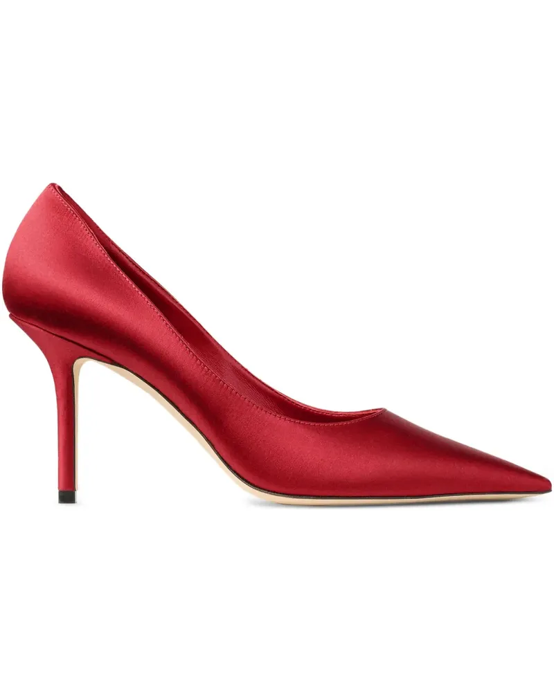 Jimmy Choo Love Pumps mit spitzer Kappe 85mm - Rot Rot