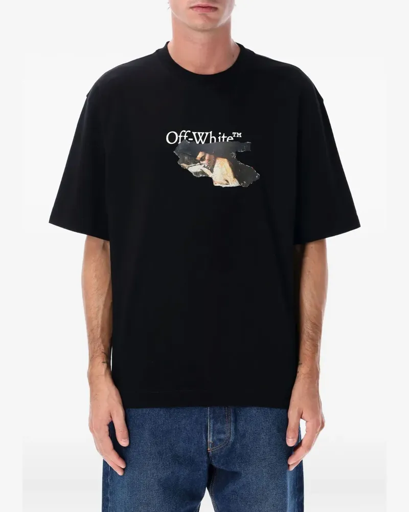 OFF-WHITE T-Shirt mit Arrows-Print - Schwarz Schwarz