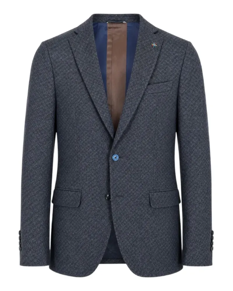 Manuel Ritz single-breasted blazer - Blau Blau