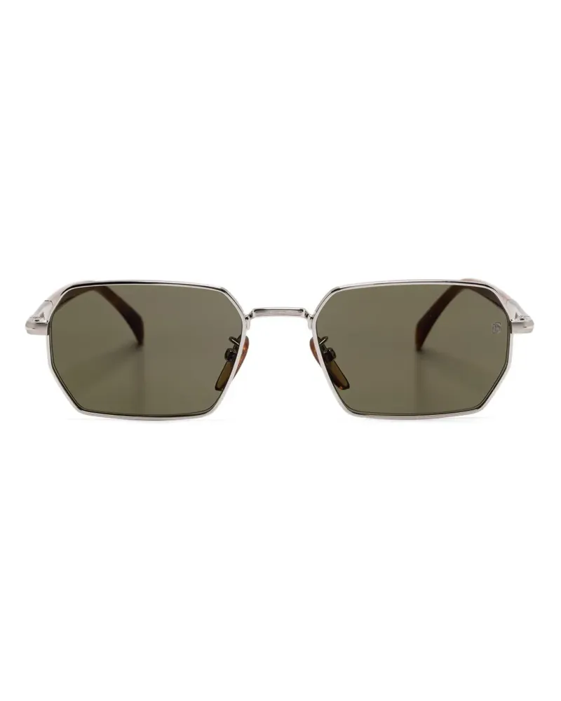 EYEWEAR by DAVID BECKHAM Sonnenbrille mit eckigem Gestell - Silber Silber