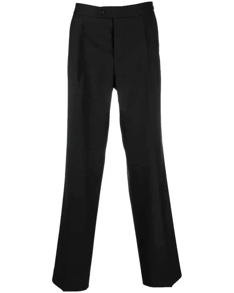 Sunflower Gerade Cropped-Hose - Schwarz Schwarz