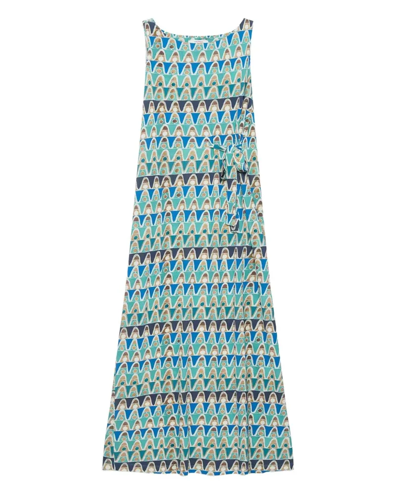 Maliparmi Kleid mit geometrischem Print - Blau Blau