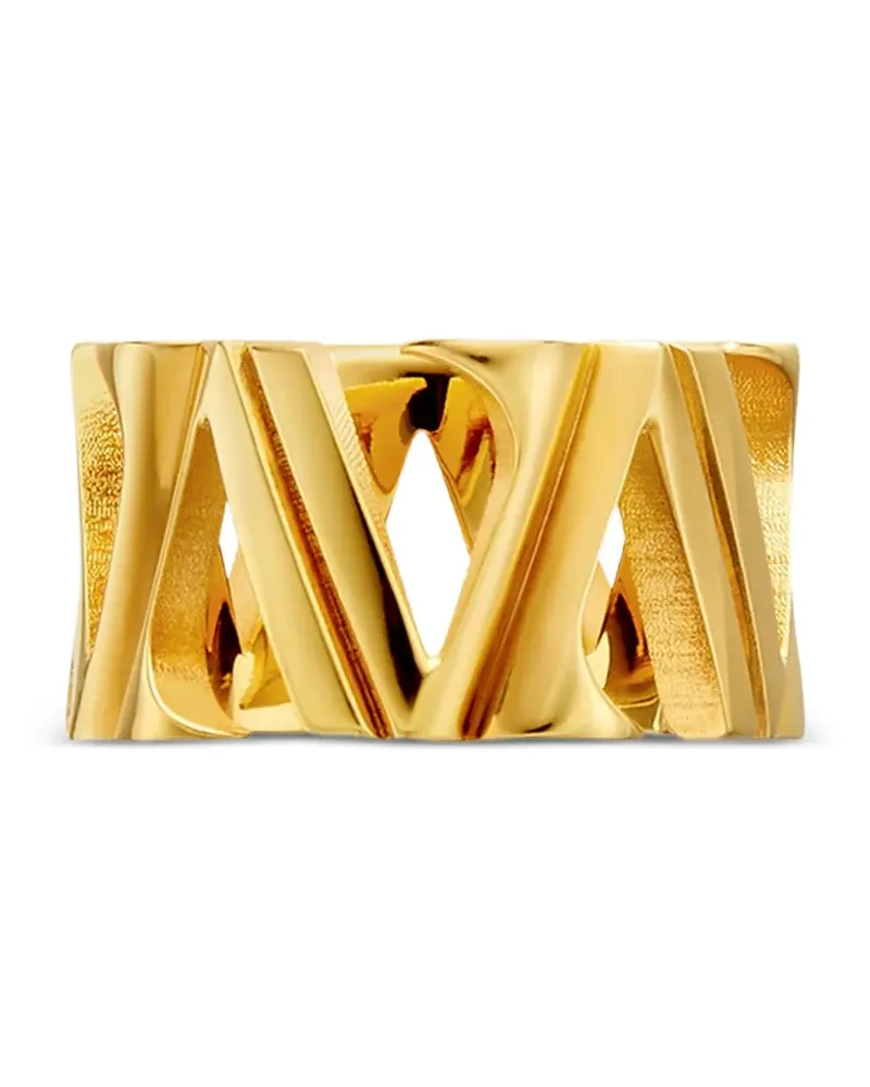 Versace Ring mit Logo-Verzierung - Gold Gold