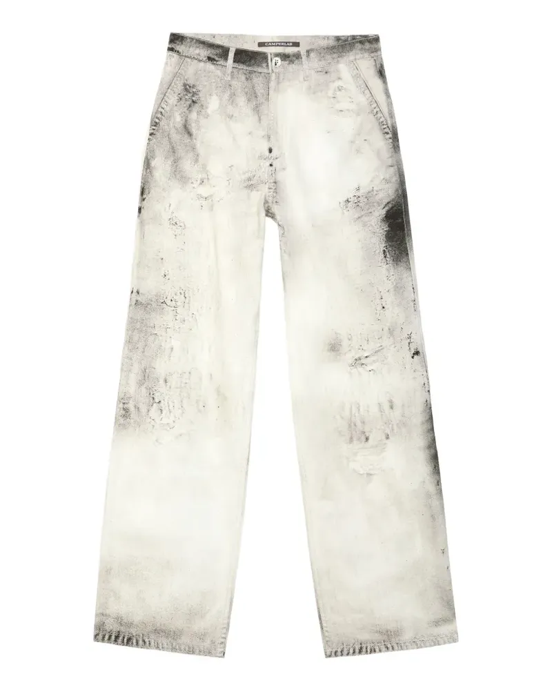 Camper Jeans im Distressed-Look - Weiß Weiß