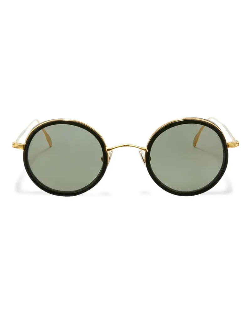 Ermanno Scervino x L.G.R round-frame sunglasses - Schwarz Schwarz