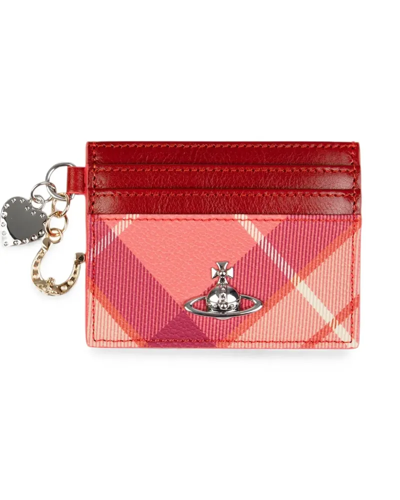 Vivienne Westwood card holder with charms - Rosa Rosa