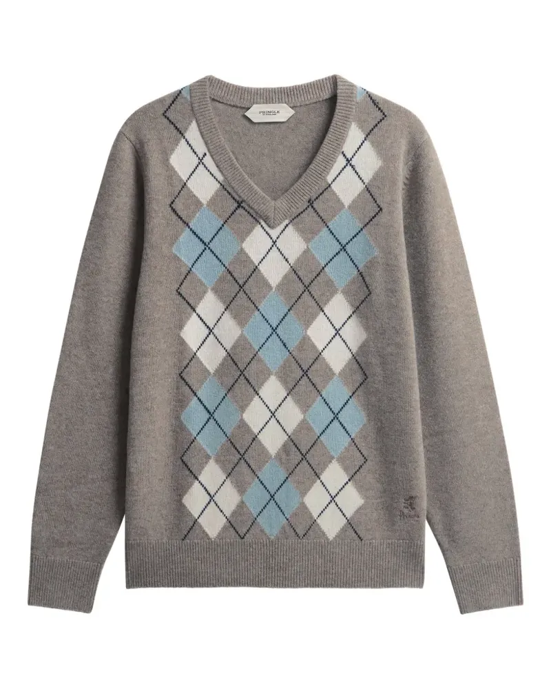 Pringle of Scotland Pullover mit Argyle-Muster - Braun Braun