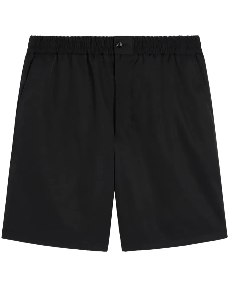 AMI Paris Shorts mit elastischem Bund - Schwarz Schwarz