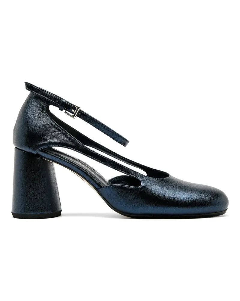 Sarah Chofakian Boneca Alto Paraíso cutout strap pumps - Blau Blau