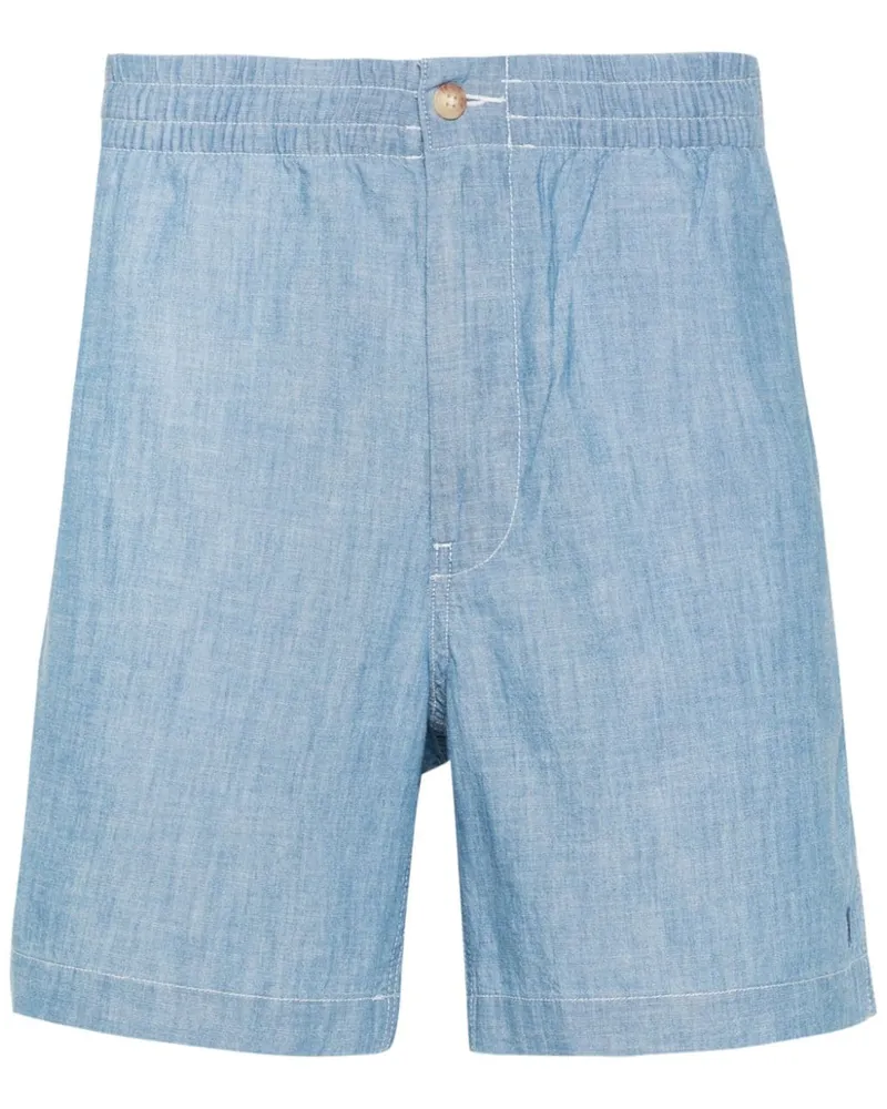 Ralph Lauren Shorts mit Polo Pony - Blau Blau