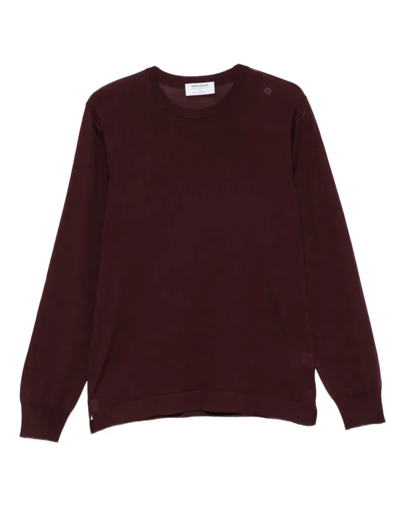 Gran Sasso Pullover mit rundem Ausschnitt - Rot Rot
