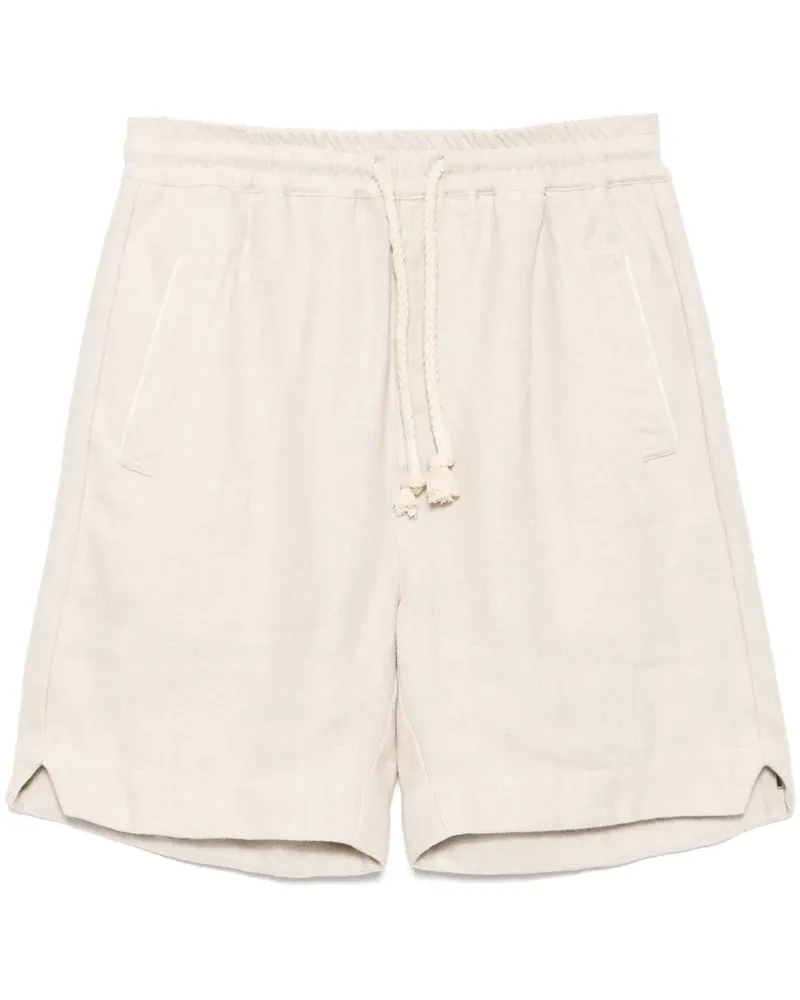 Eleventy Segelshorts aus Leinen - Nude Nude