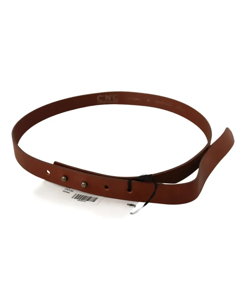 CoSTUME NATIONAL Ledergürtel mit Nieten - Braun Braun