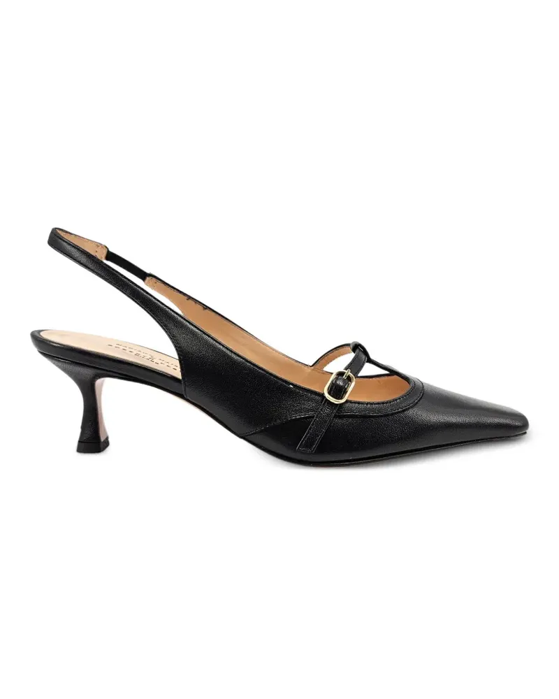 MADISON.MAISON Penny buckle slingback pumps - Schwarz Schwarz