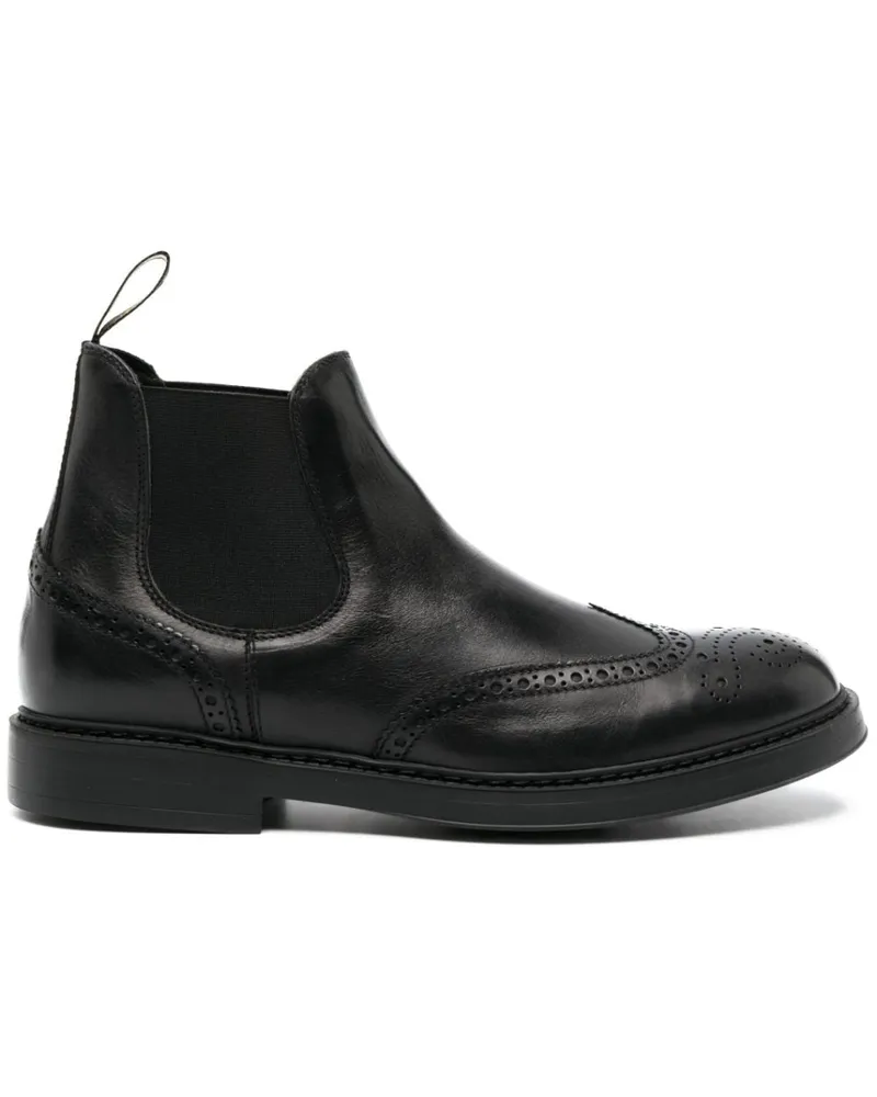 Doucal´s Stiefel mit Budapestermuster - Schwarz Schwarz