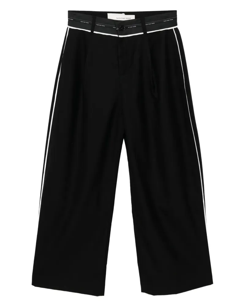 Feng Chen Wang Hose im Deconstructed-Look - Schwarz Schwarz