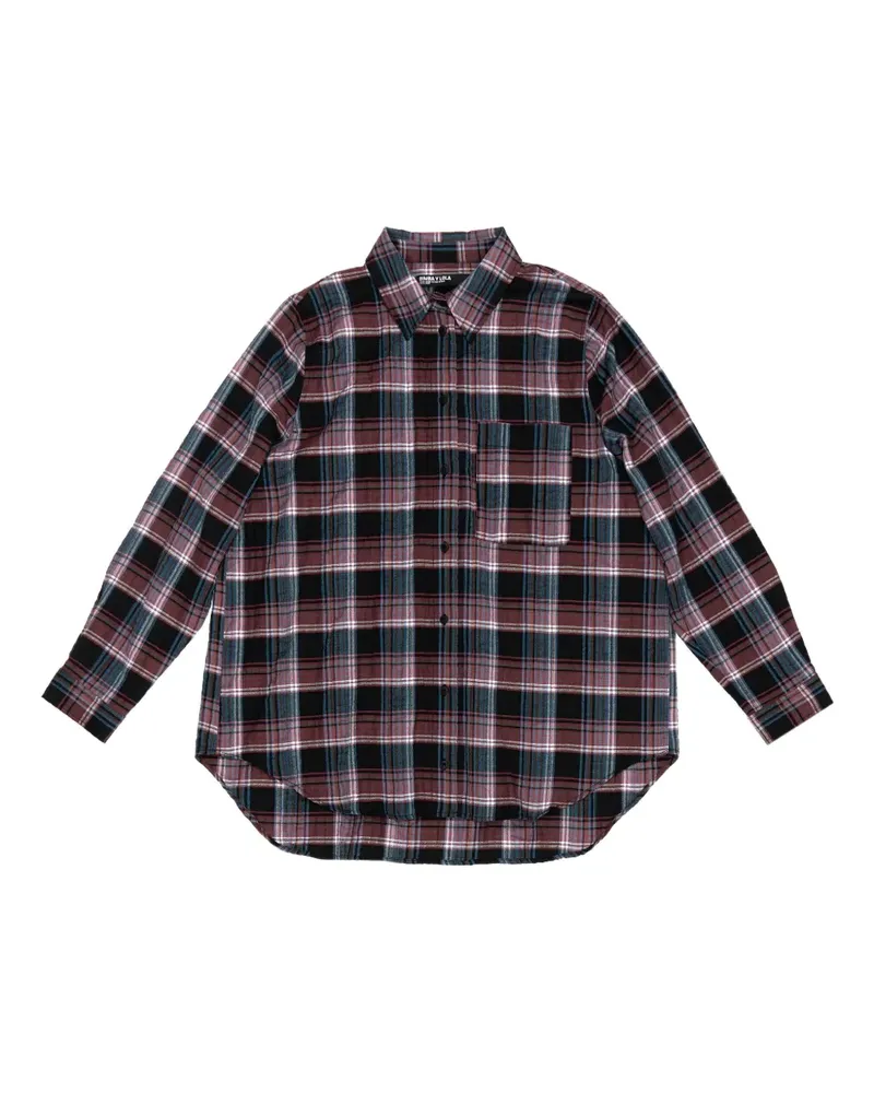 BIMBA Y LOLA checked long-sleeve shirt - Rot Rot