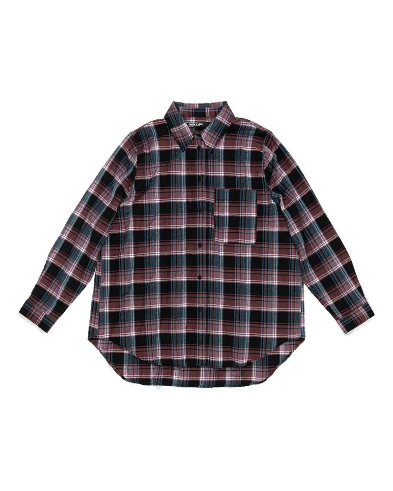 BIMBA Y LOLA checked long-sleeve shirt - Rot Rot