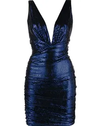 Alexandre Vauthier Minikleid mit Pailletten Blau