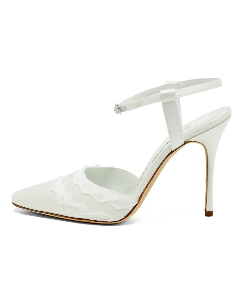 Manolo Blahnik Ayma Pumps - Weiß Weiß