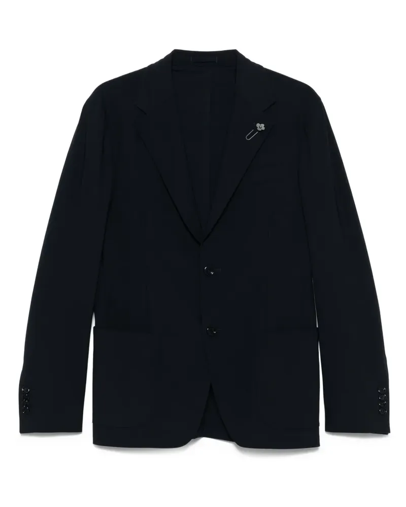 LARDINI Jacke mit aufgesetzten Taschen - Blau Blau