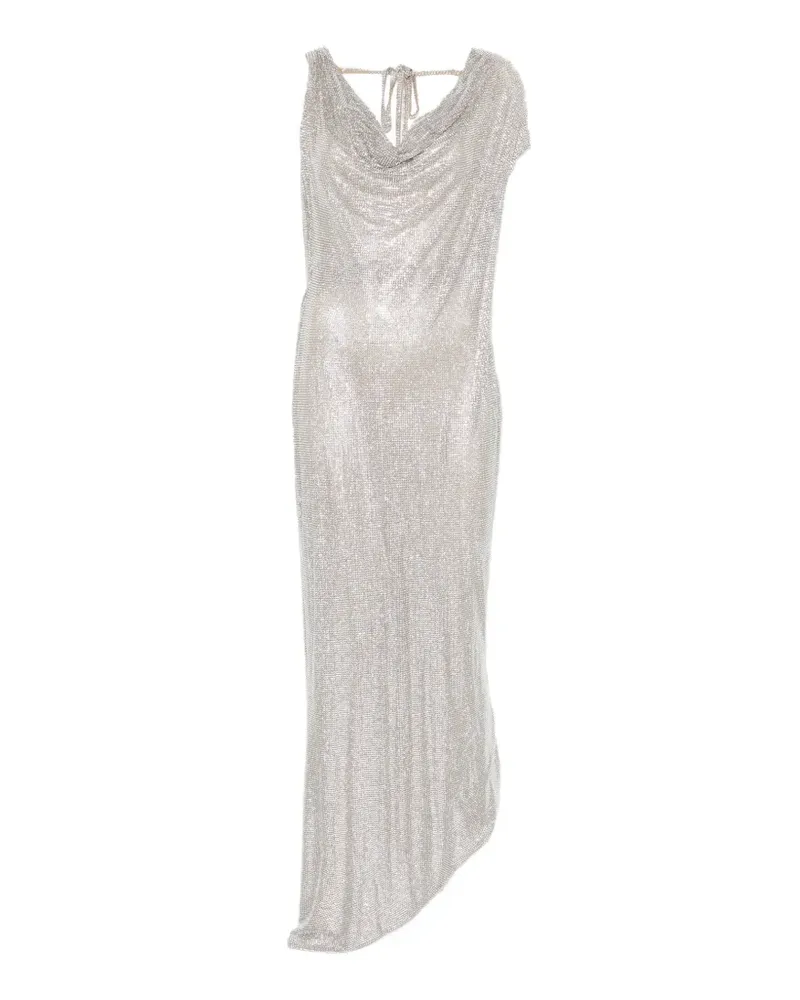 Giuseppe di Morabito Asymmetrisches Minikleid - Silber Silber