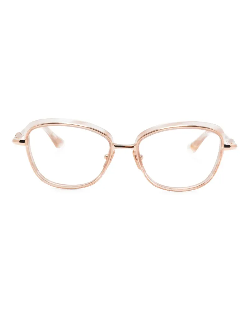 DITA Brille mit geometrischem Gestell - Rosa Rosa