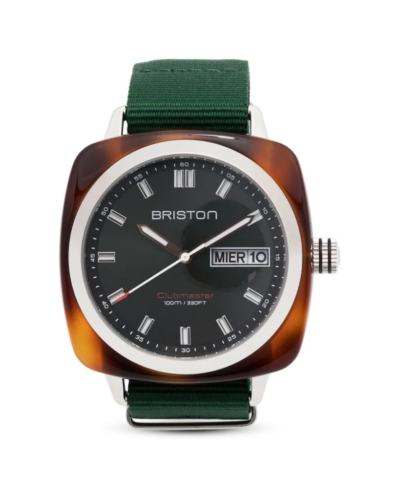 BRISTON Clubmaster Sport HMS Date 42mm - Grün Grün