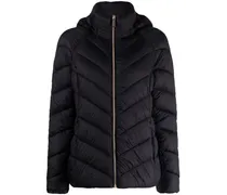 Jacke mit Chevron-Steppung - Schwarz