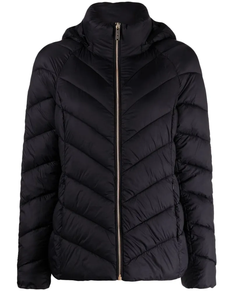 Michael Kors Jacke mit Chevron-Steppung - Schwarz Schwarz