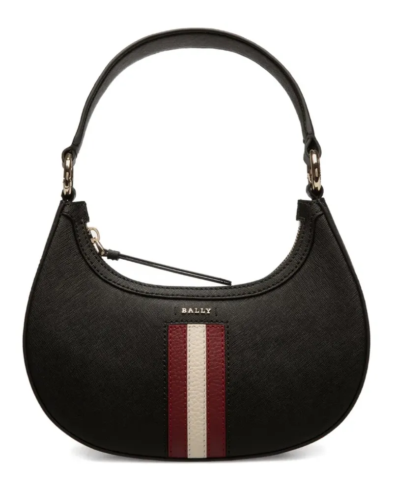 Bally Halbmondförmige Schultertasche - Schwarz Schwarz